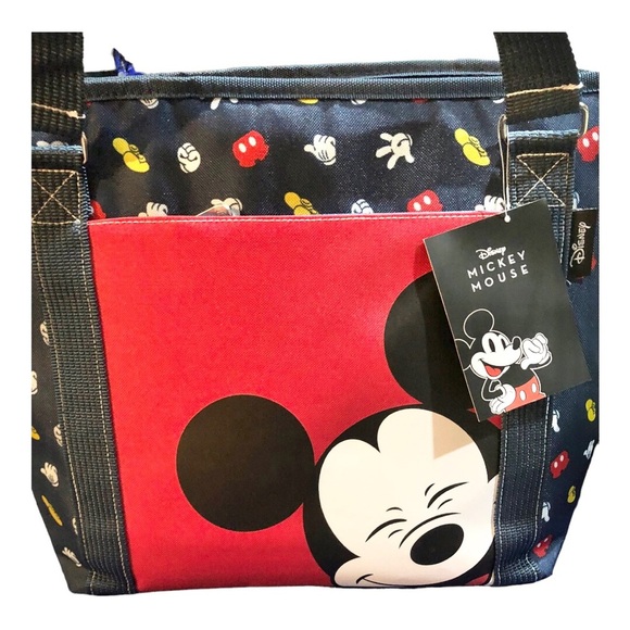 Disney Mickey Mouse 24 can water resistant insulated cooler tote bag brand‎ new - Picture 4 of 16
